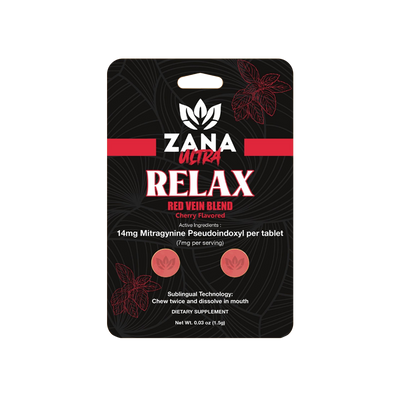 Premium Ultra Red Vein Alkaloids Tablets for Relaxing Effects & Deep Sleep