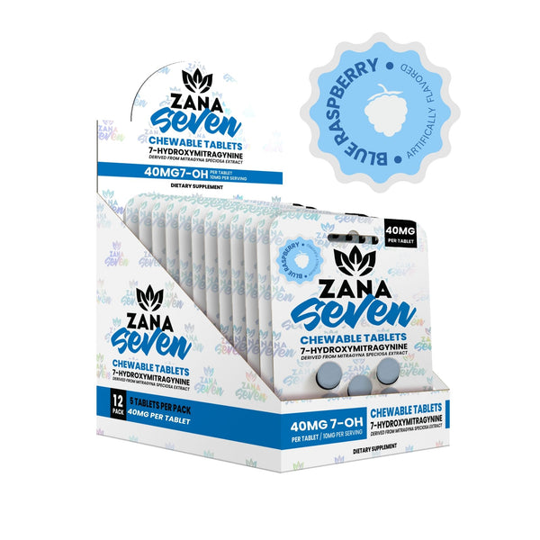 Zana Seven Tablet Blister Packs With Premium Alkaloid Extract