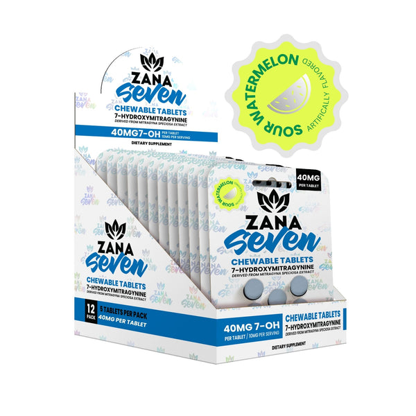Zana Seven Tablet Blister Packs With Premium Alkaloid Extract