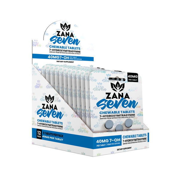 Zana Seven Tablet Blister Packs With Premium Alkaloid Extract