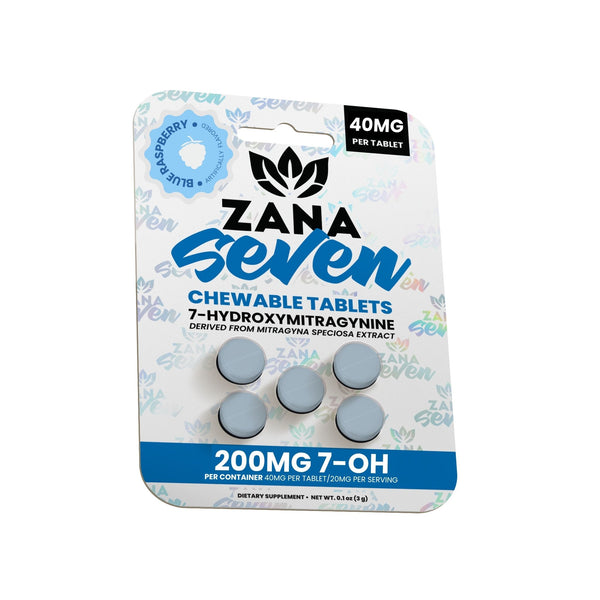 Zana Seven Tablet Blister Packs With Premium Alkaloid Extract