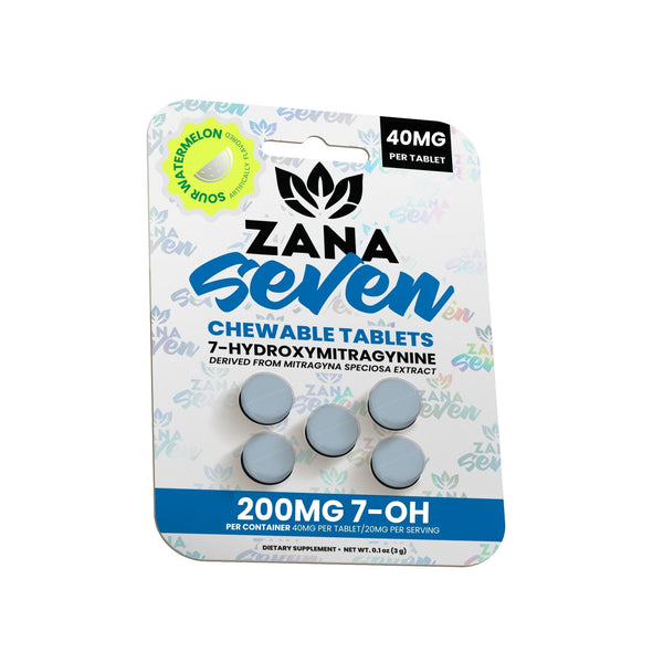 Zana Seven Tablet Blister Packs With Premium Alkaloid Extract