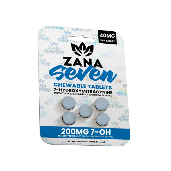 Zana Seven Tablet Blister Packs With Premium Alkaloid Extract