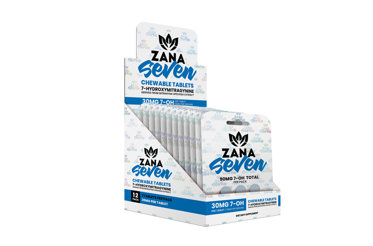 Zana Seven Tablet Blister Packs With Premium Alkaloid Extract