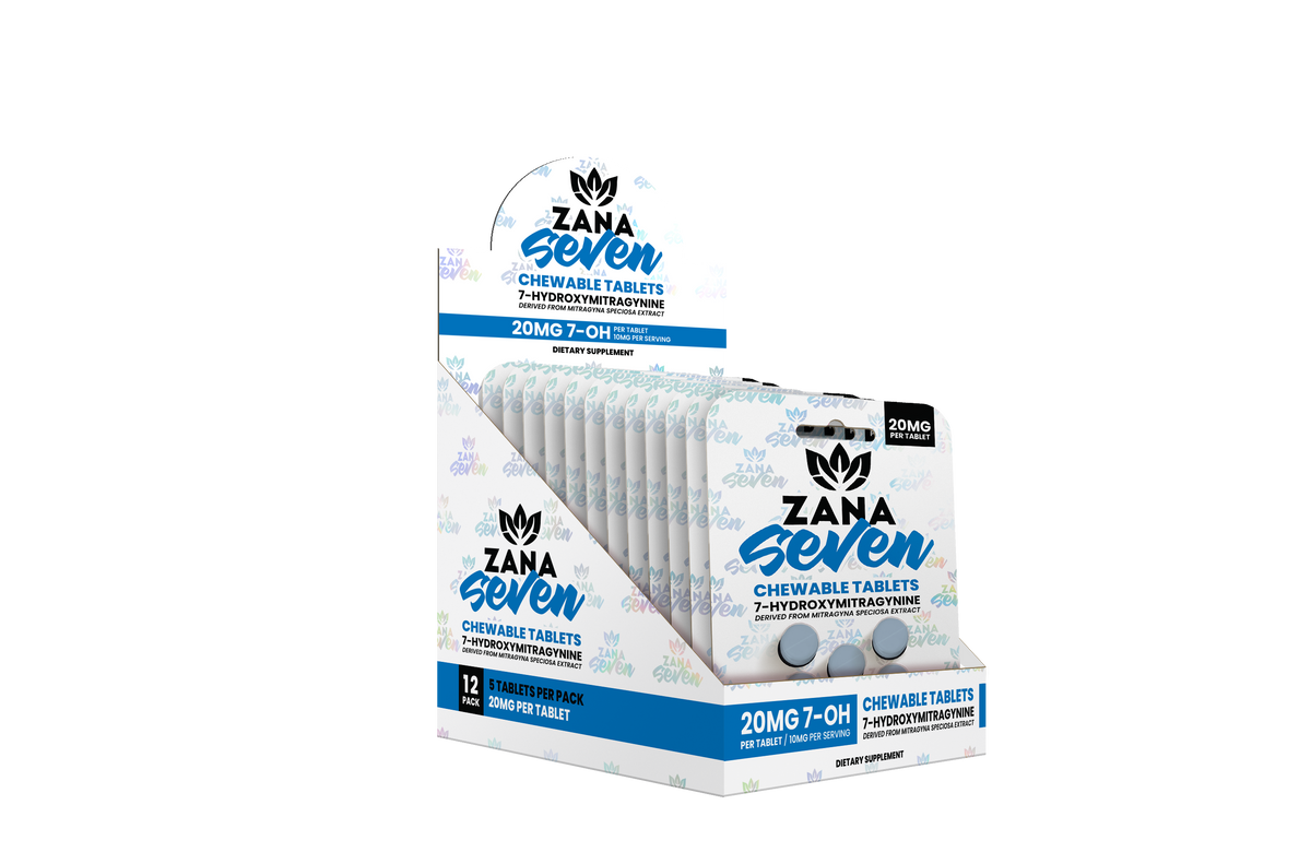 Zana Seven Tablet Blister Packs With Premium Alkaloid Extract