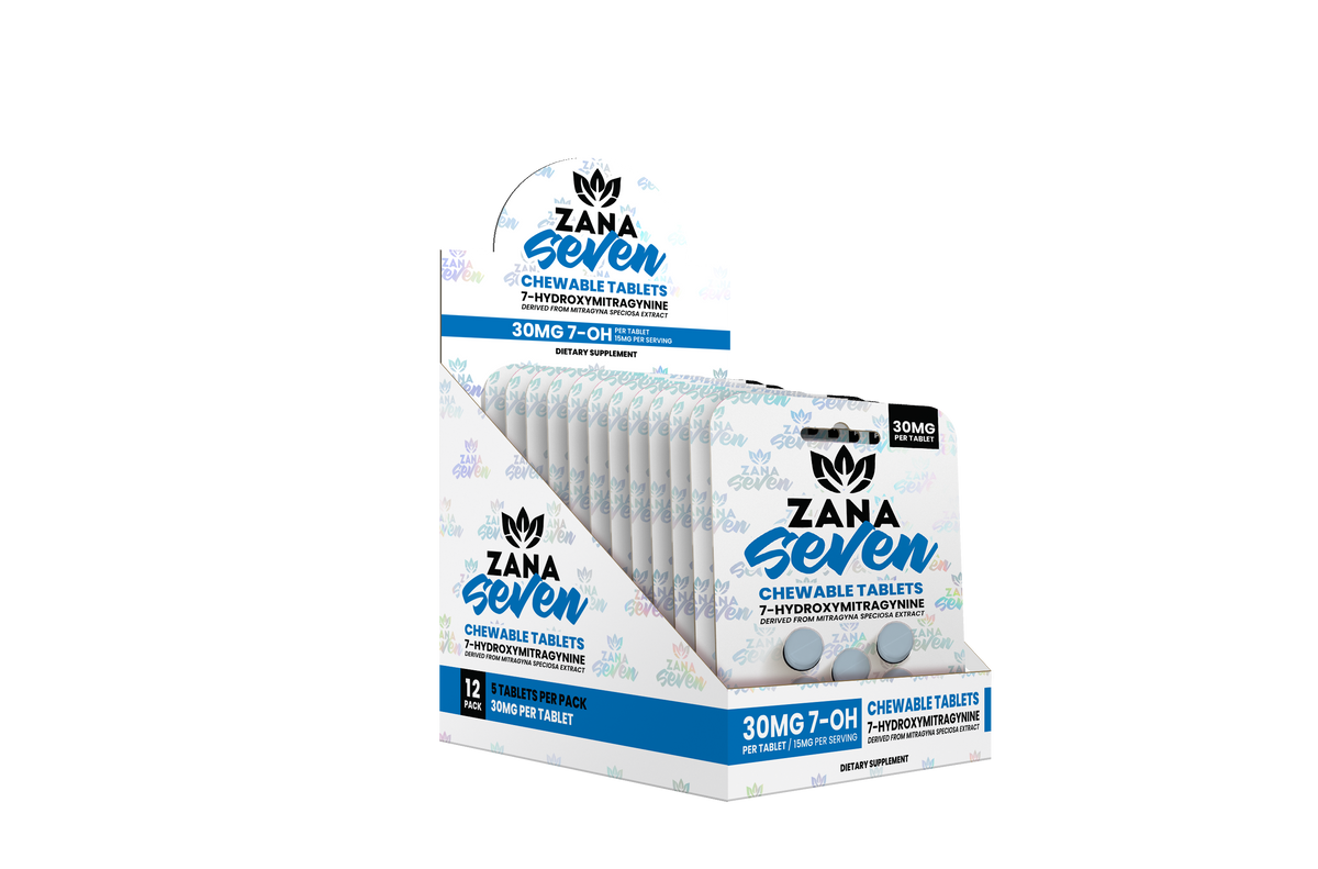 Zana Seven Tablet Blister Packs With Premium Alkaloid Extract