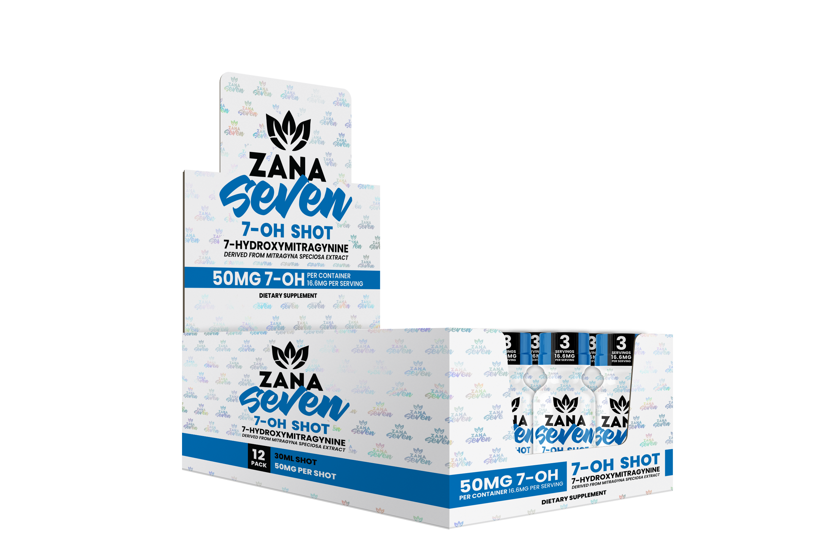 Zana Seven 7-OH Shot – Natural Alkaloid Extract for Relief & Mood