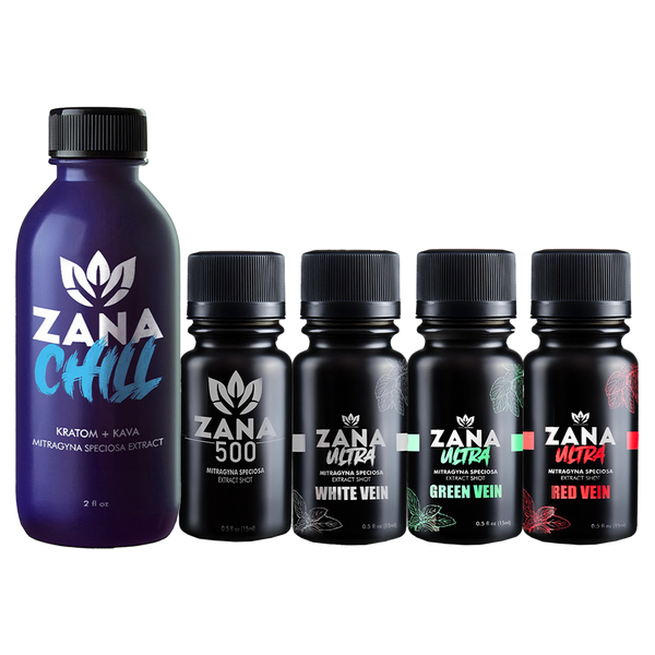 Premium Alkaloids & Kava Extracts - Sample Box 5 Pcs